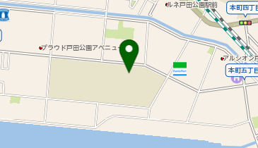 戸田中学校の地図画像