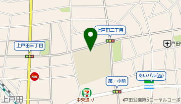 戸田第一小学校の地図画像