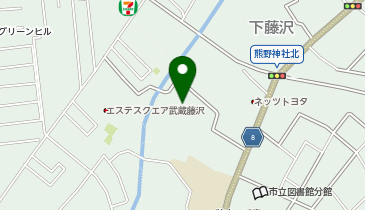 入間市立藤沢地区体育館の地図画像