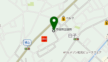 白子吹上コミュニティセンターの地図画像