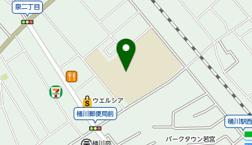 桶川中学校の地図画像