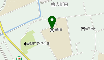 桶川高校の地図画像