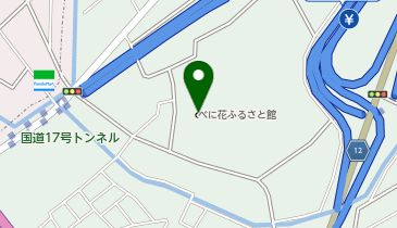 べに花ふるさと館の地図画像