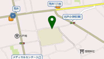 石戸小学校の地図画像