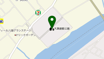 大瀬運動公園の地図画像