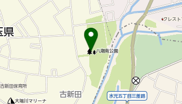 八潮南公園の地図画像