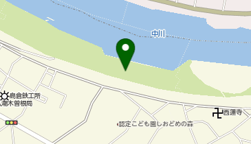 中川やしおフラワーパークの地図画像