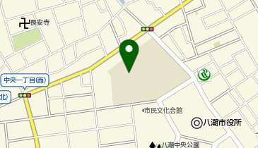 八潮中学校の地図画像