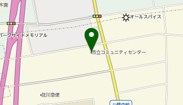 コミュニティセンターの地図画像