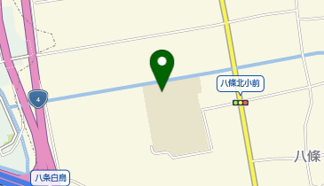 八條北小学校の地図画像
