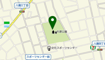 大原公園の地図画像