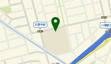 大原中学校の地図画像