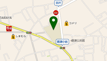 鶴瀬小学校の地図画像