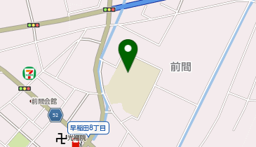 前間小学校の地図画像