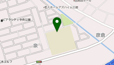 北中学校の地図画像