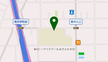 南中学校の地図画像