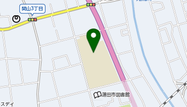 蓮田中央小学校の地図画像