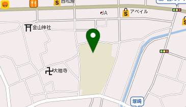 入西小学校の地図画像