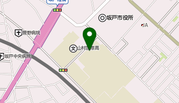 坂戸中学校の地図画像