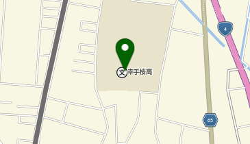 幸手桜高等学校の地図画像