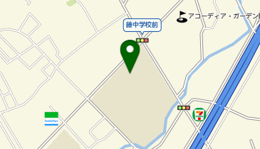 鶴ヶ島市立藤中学校の地図画像