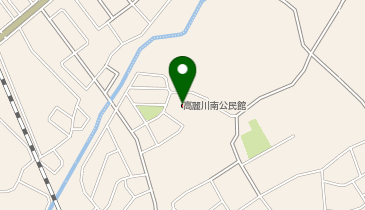 高麗川南公民館の地図画像