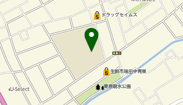 東原小学校の地図画像