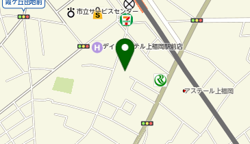 上福岡西公民館の地図画像