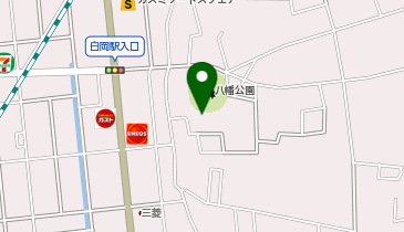 八幡公園の地図画像