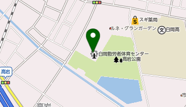 勤労者体育センターの地図画像