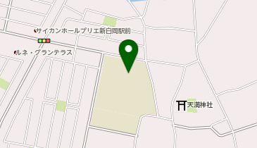 白岡東小学校の地図画像