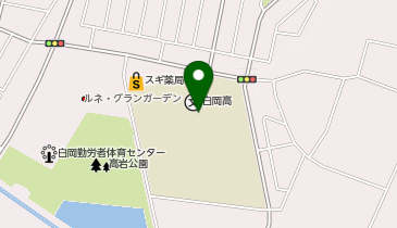 埼玉県立白岡高等学校の地図画像