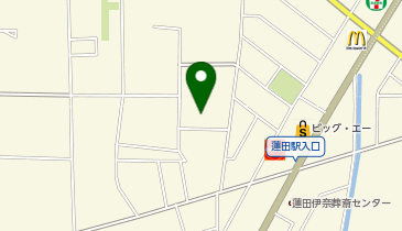 ふれあい活動センターの地図画像