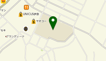 小針中学校校庭の地図画像
