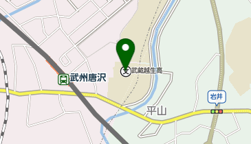 武蔵越生高等学校の地図画像