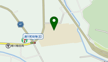 滑川中学校体育館の地図画像