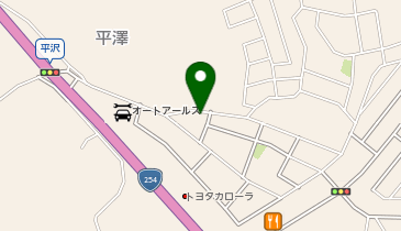 平沢地区コミュニティーセンターの地図画像