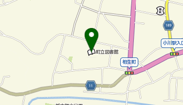 町立図書館の地図画像