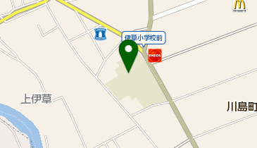 伊草小学校の地図画像