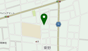 東野ふれあいセンターの地図画像
