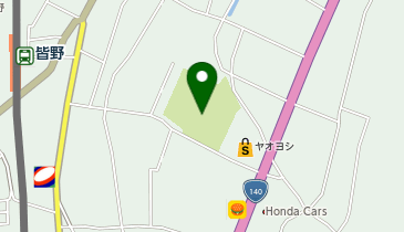 皆野町民運動公園の地図画像