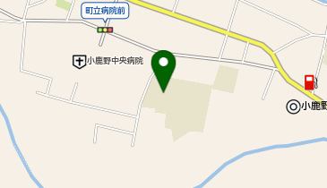 小鹿野中学校及び体育館の地図画像