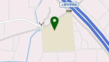 上里中学校の地図画像