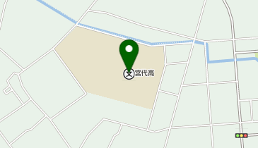 埼玉県立宮代高等学校の地図画像