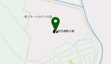 総合運動公園(総合体育館)の地図画像
