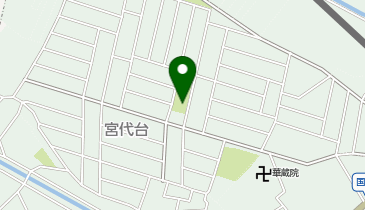 宮代台中央公園の地図画像