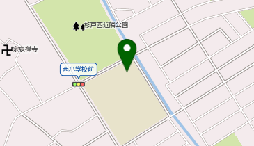 杉戸町立西小学校の地図画像