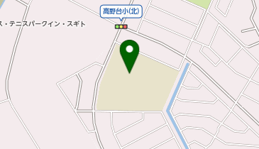 杉戸町立高野台小学校の地図画像