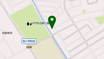 杉戸町西公民館の地図画像