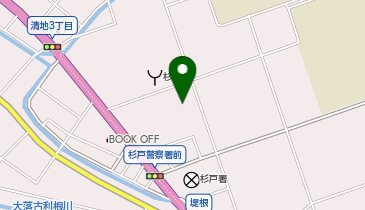 すぎとピア(福祉避難所)の地図画像